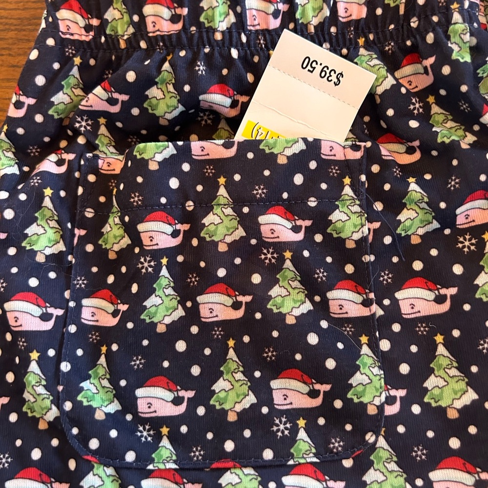 Vineyard Vines Knit Pajama Pants, Christmas jogger